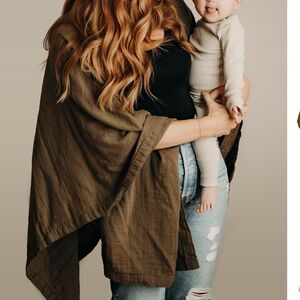 Stylish Olive Green Women's Shawl